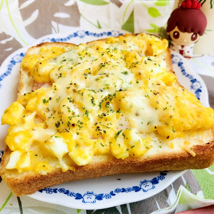 おうちカフェ6弾 余ったタルタルソースでトースト レシピ 作り方 By ぼくバナナ 楽天レシピ